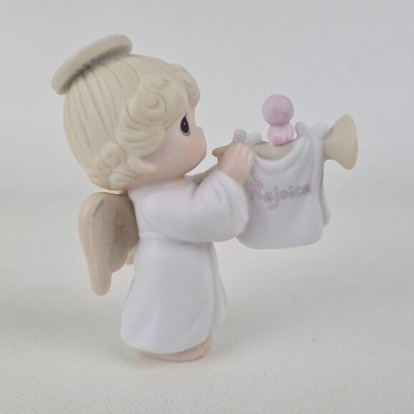 Precious Moments 520268 Rejoice O Earth Add To Mini Nativity Porcelain Figure - Picture 4 of 6